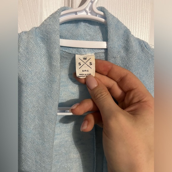 SWS | Small Blue Waterfall Cardigan - Picture 2 of 5